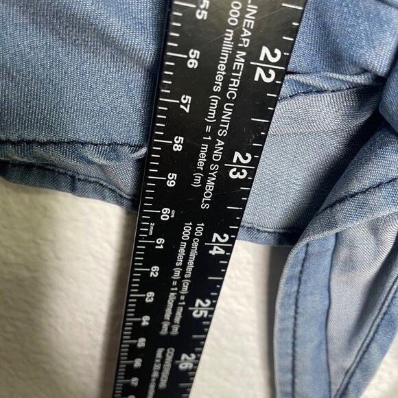 Violet Hearts Womens Top Size XS Blue Sleeveless Button Front Collared Casual - Picture 5 of 13